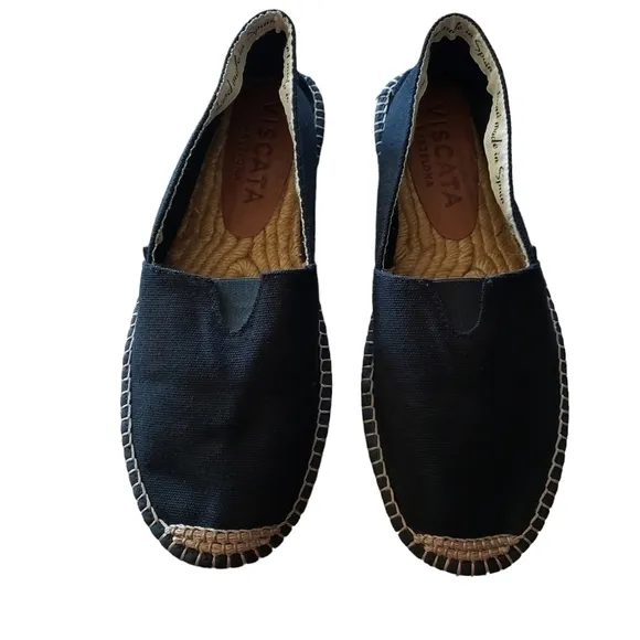 Viscata Barceloneta Canvas Espadrilles, Size 40