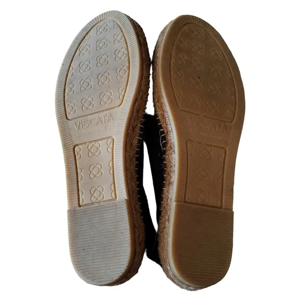 Viscata Barceloneta Canvas Espadrilles, Size 40