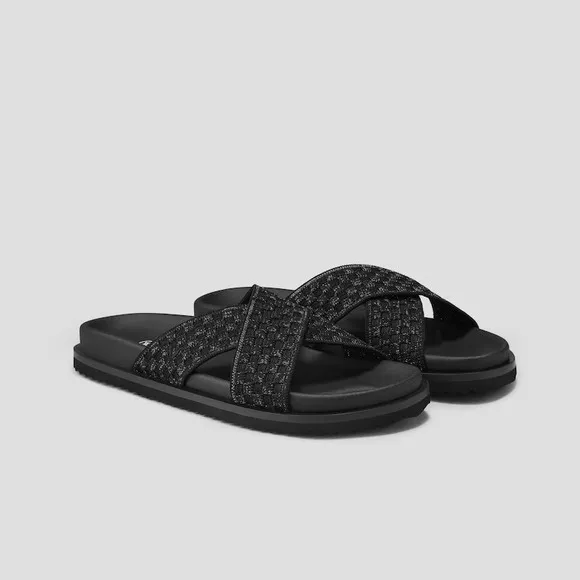 VIVAIA Criss Cross Slides Sandals Comfort Casual Summer Beach Shoes EU/40 US/9