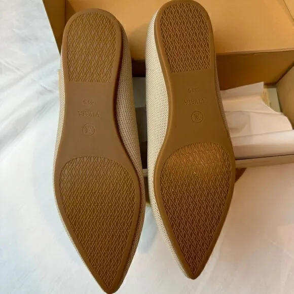 VIVAIA Pointed-Toe Ballet Flats (Aria 5°) SIZE 40.5 US‎ 9-9.5