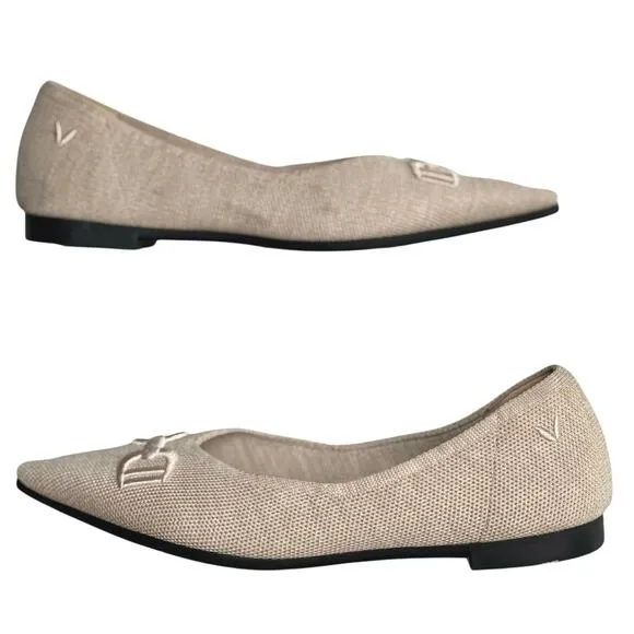 VIVAIA Pointed-Toe Flats Ena 2.0 Almond EU 37/US 7