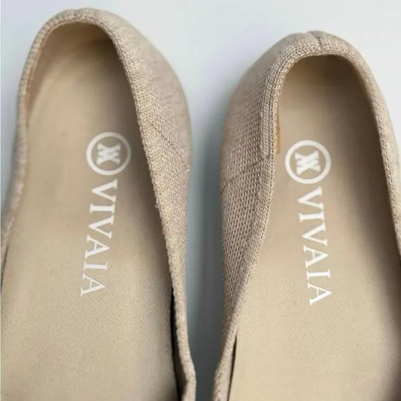 VIVAIA Pointed-Toe Flats Ena 2.0 Almond EU 37/US 7