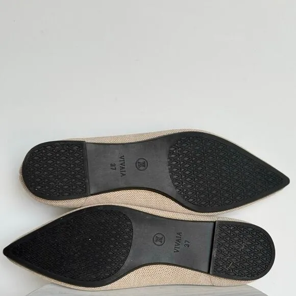 VIVAIA Pointed-Toe Flats Ena 2.0 Almond EU 37/US 7