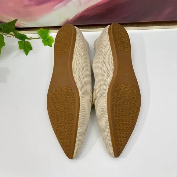 Vivaia Pointed-Toe Loafers In Nude peach Size EU 41 / US 9.5