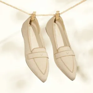 Vivaia Pointed-Toe Loafers In Nude peach Size EU 41 / US 9.5