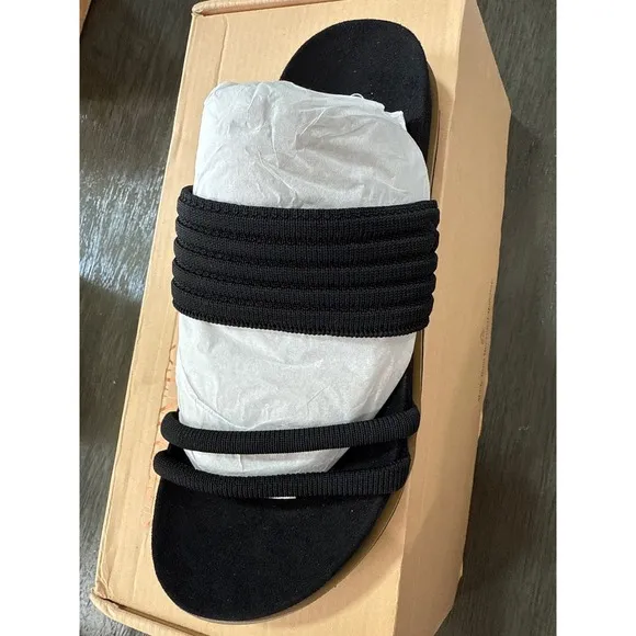 VIVAIA Round-Toe Slides black size EU/39 US/8