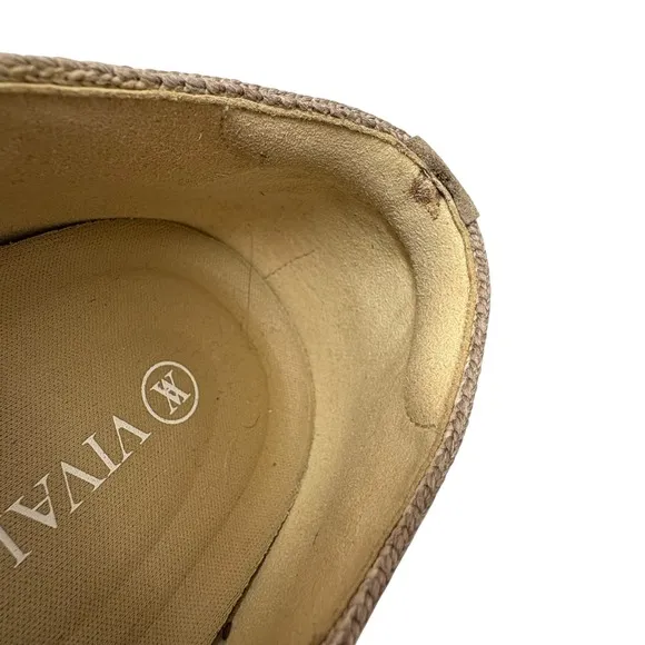 VIVAIA Women's Margot Ballet Flats Knit Square Toe Slip On Almond EU 41.5
