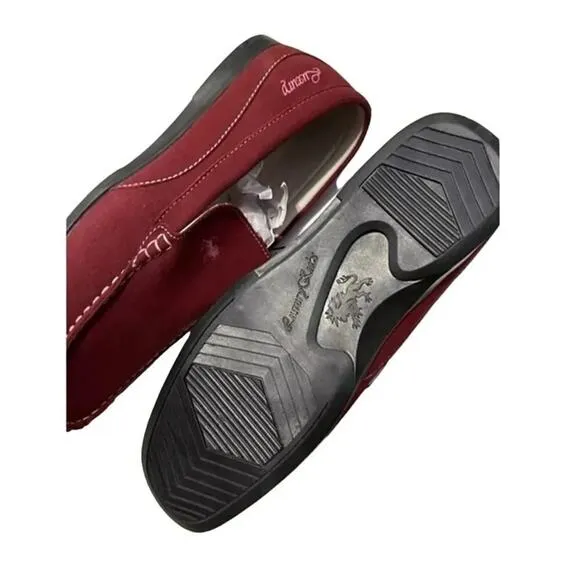 VLADO LUXURY ELITE Men’s RED BURGUNDY loafers shoes Size 8.5 or 12 NEW IN BOX