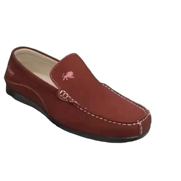 VLADO LUXURY ELITE Men’s RED BURGUNDY loafers shoes Size 8.5 or 12 NEW IN BOX