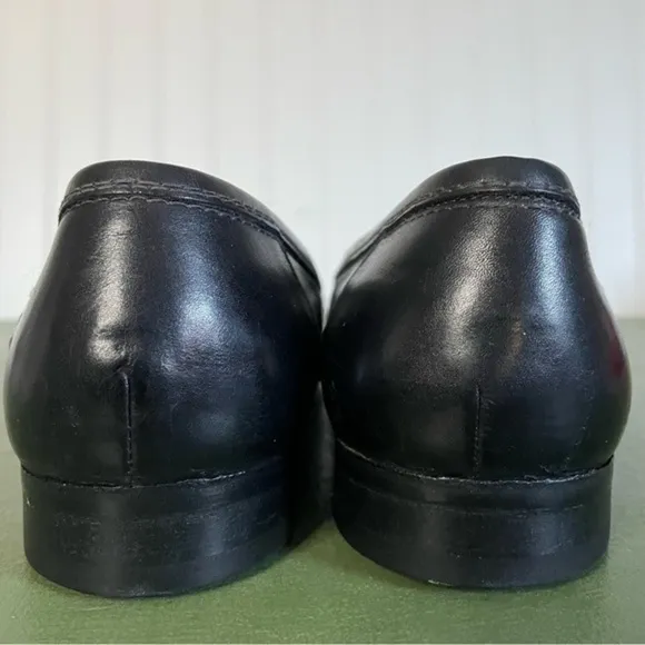 VTG Bennis Edwards Hand Beaded Mocs in Black Leather