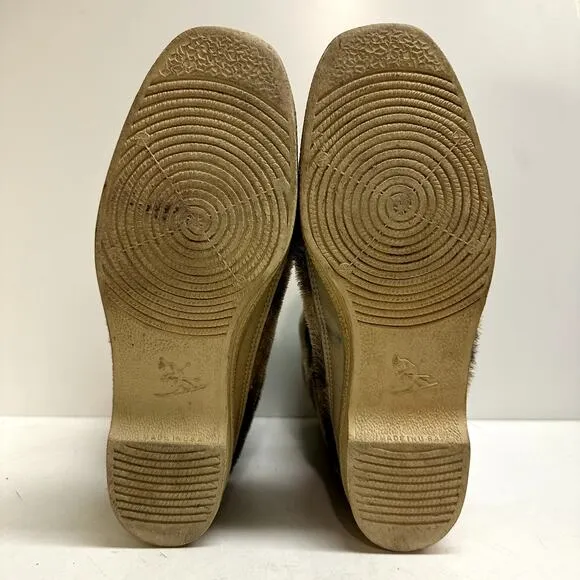 VTG RARE Quoddy 9614 Double Deerskin Leather Fur Moccasin Boots Mukluks USA 8