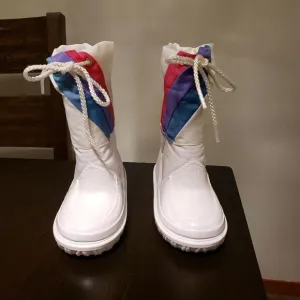 Waterproof Rubber  vintage Toddler  boots