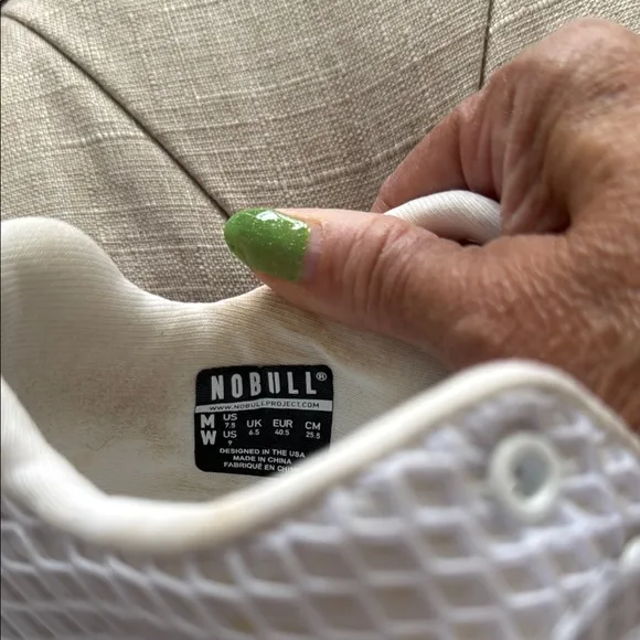 White Bobull Mesh Men's Sneakers