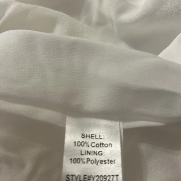 White Lightweight Gauze Morgan DressPOMANDER PLACE