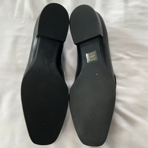 Wirth Black Leather Loafers with Chain Detail Made in Brazil