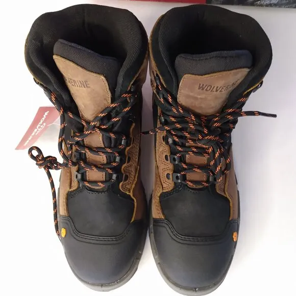 Wolverine DuraShocks Boots Size 7 Legend CarbonMax Leather 6&quot; W10611 CT WP SR EH