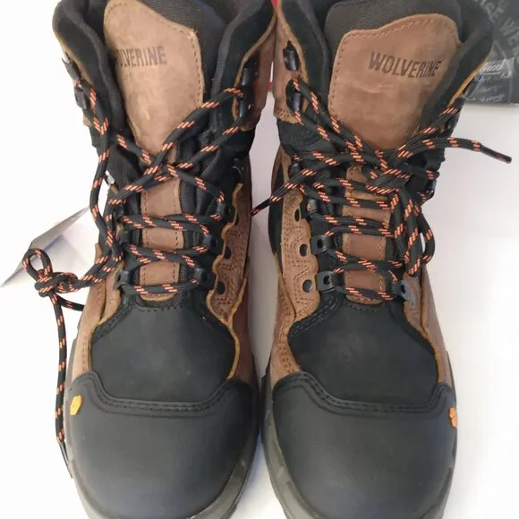 Wolverine DuraShocks Boots Size 7 Legend CarbonMax Leather 6&quot; W10611 CT WP SR EH