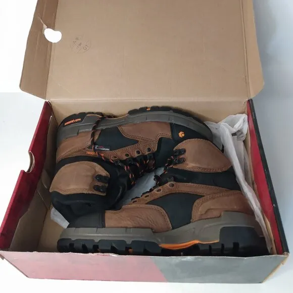 Wolverine DuraShocks Boots Size 7 Legend CarbonMax Leather 6&quot; W10611 CT WP SR EH