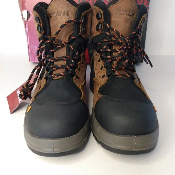 Wolverine DuraShocks Boots Size 7 Legend CarbonMax Leather 6&quot; W10611 CT WP SR EH