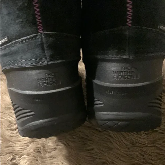 Women's Black Fur-Lined Winter Boots