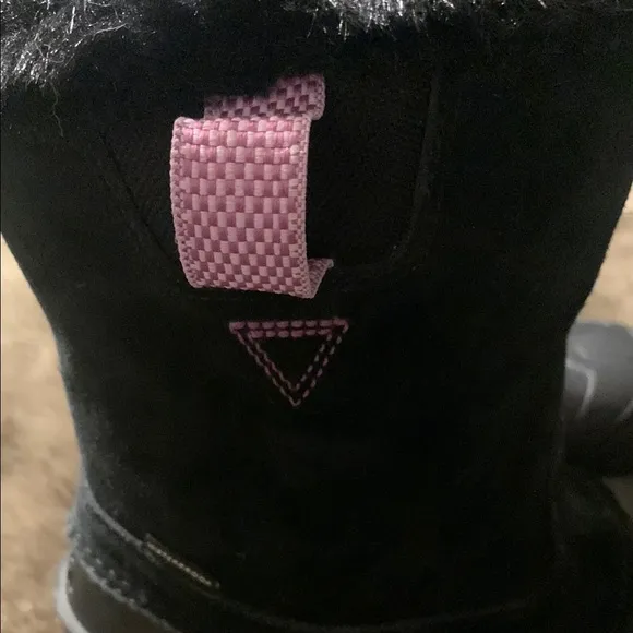 Women's Black Fur-Lined Winter Boots