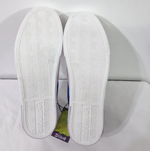 Women's Disney Stitch &amp; Angel Low Top Slip-on Sneaker, Size 10, New With Tag