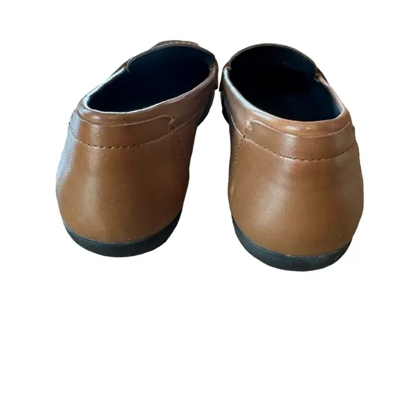 Women’s Geox Respira Size 38 (US 8) Brown “Allytah” Italian Made Leather Loafers