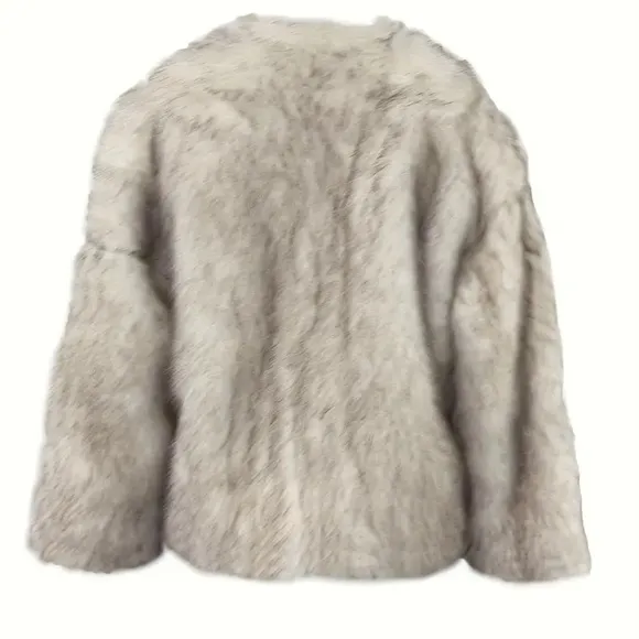 Women’s Gorgeous~Stylish~Luxuriously Soft~Milky Faux Fur~Lined Open Front / XXLG