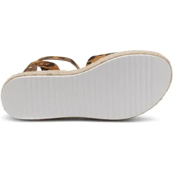 Womens Legossa Platform Sandals - Open Toe Ankle Strap Espadrilles