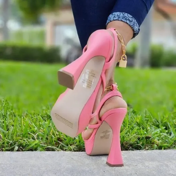 Women's  Platform High Heels Pink Color