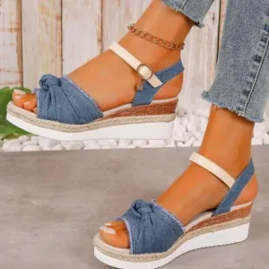 Women's Platform Wedge Sandals, Fairy Style, Open Toe High Heels For Summer