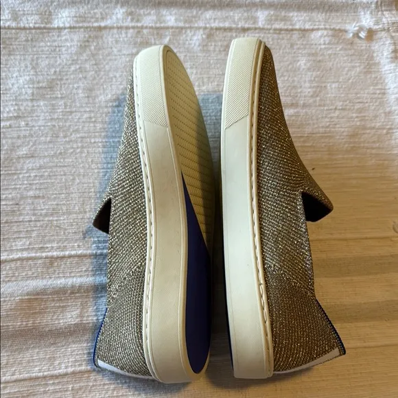 Women’s Rothy's Tan Loafer Slip-Ons Minimalist Design/ NWOT also no box