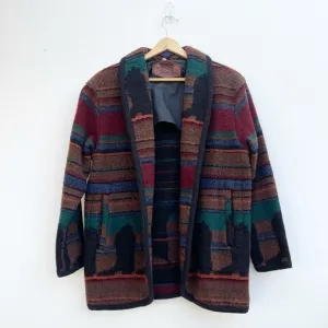 Woolrich Multi-Color Wool Cowboy Boots Southwestern Jacket