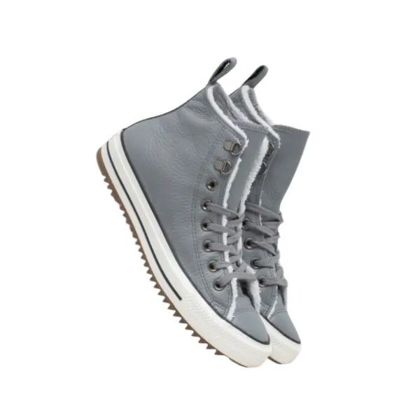 WRn1X CONVERSE ALL STAR Leather fur hiker boots men’s size 7 women's size 9