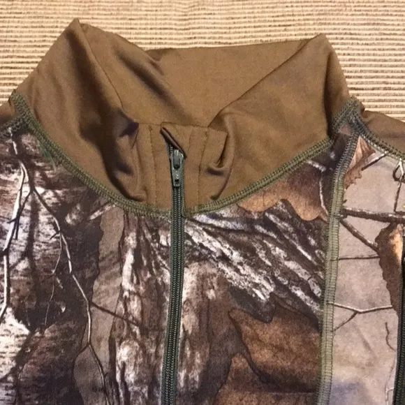 XGO (4) Men’s Water Resistant camo print 1/4 zip long sleeve - Large