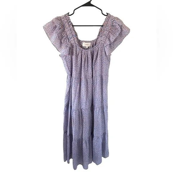 Xirena Larken Dress in Blu Flora NEW