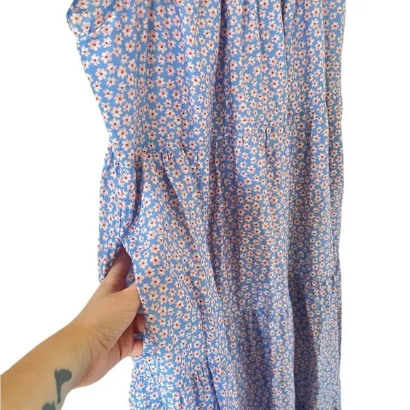 Xirena Larken Dress in Blu Flora NEW