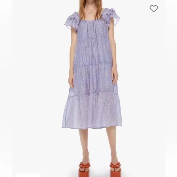 Xirena Larken Dress in Blu Flora NEW