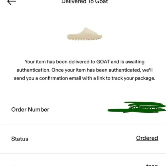 Yeezy Slides “Bone” original release not restock size 11