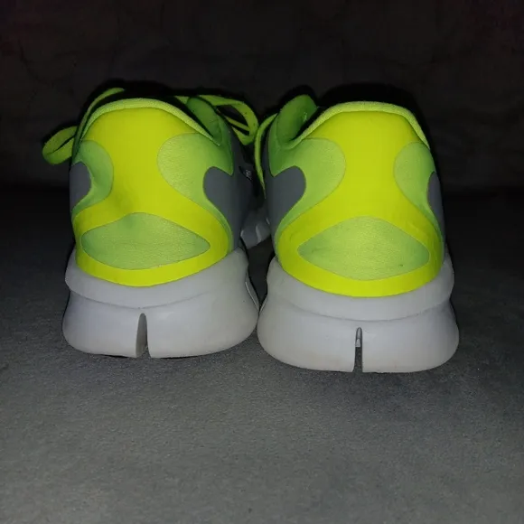 Yellow &amp; Grey Nike Free 5.0