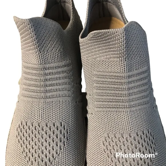 Yellow Box Julisa Gray Slip On Sneakers Size 6. NWT