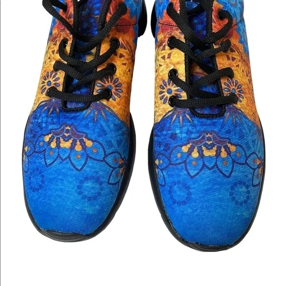 YES WE VIBE Lotus/Mandala Sneakers