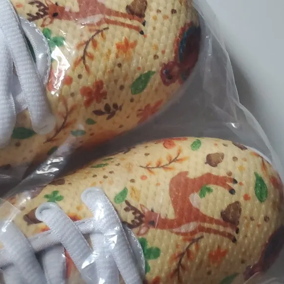 Yzaoxia Girls Thanksgiving Turkey Running Sneakers Mesh Athletic-5 Big Kids