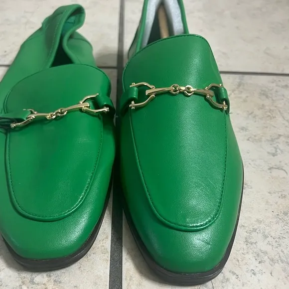 Zara Buckled Leather Loafers