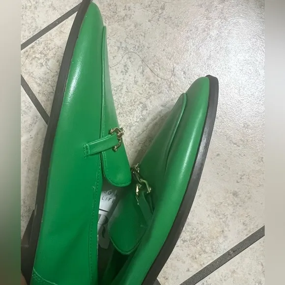 Zara Buckled Leather Loafers