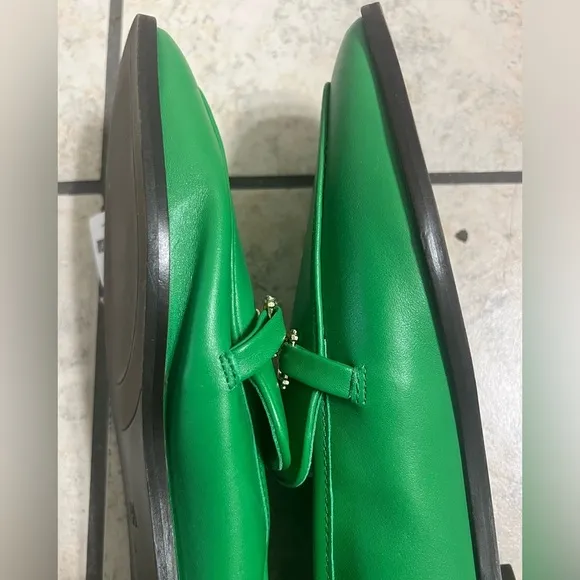 Zara Buckled Leather Loafers