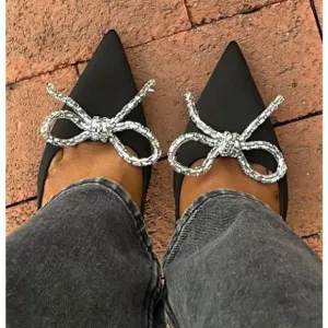 ZARA Embellished Flats NWT