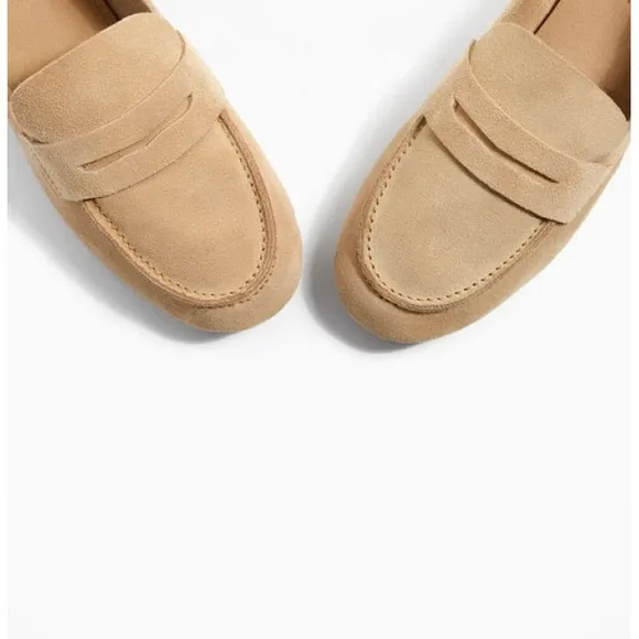 ZARA Kids Genuine Leather Loafers