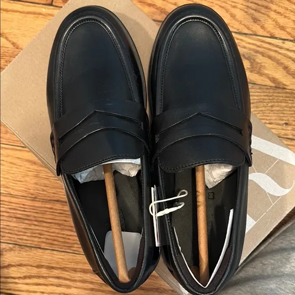 ZARA kids leather loafers
