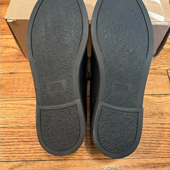 ZARA kids leather loafers